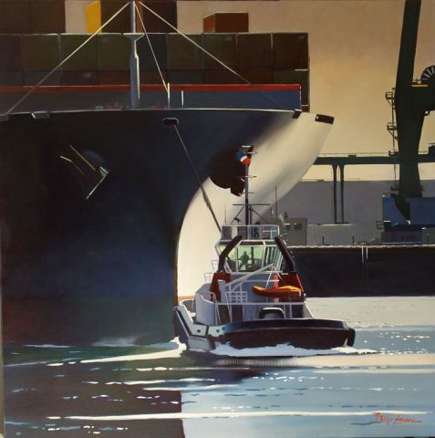 lumières portuaires 2 - Peinture - PHILIPPE LEROUX lumières portuaires 2 - Peinture - PHILIPPE LEROUX