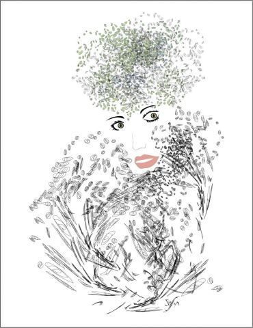 Elle - Peinture - soffya Elle - Peinture - soffya