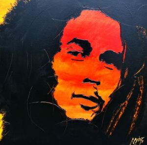 Voir cette oeuvre de Christian Guillot: Bob Marley