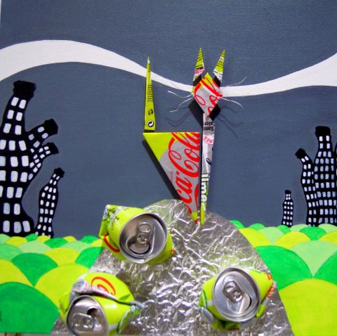 Cocha-Cola Lemon - Peinture - CHSART Cocha-Cola Lemon - Peinture - CHSART