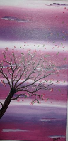 l'arbre du bonheur - Peinture - zov