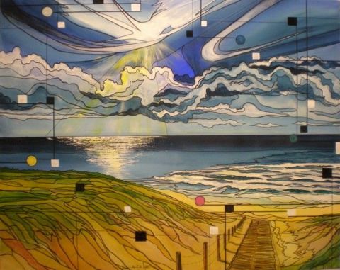 LE DEUXIEME OCEAN - Peinture - ALAIN FAURE LE DEUXIEME OCEAN - Peinture - ALAIN FAURE