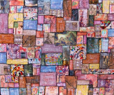 L'artiste carole zilberstein - liens tissés III L'artiste carole zilberstein - liens tissés III