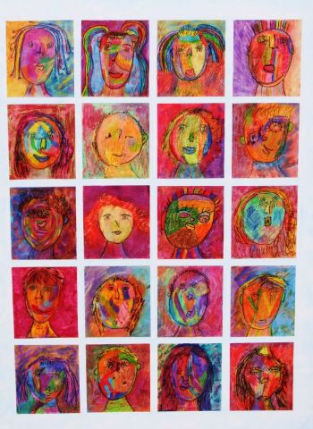 L'artiste carole zilberstein - La classe de Sarah  L'artiste carole zilberstein - La classe de Sarah