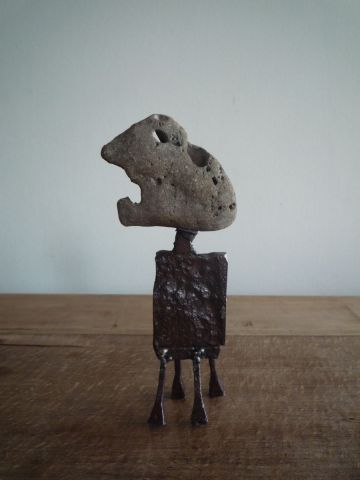 Pierre tombée du ciel - Sculpture - Joel Gorlier Pierre tombée du ciel - Sculpture - Joel Gorlier