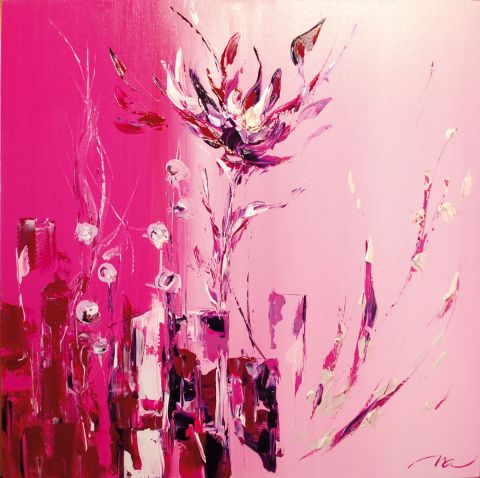 Lotusea - Peinture - Michael Aksamit