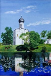 Voir cette oeuvre de Feo: Eglise sur la Nerl (Russie)