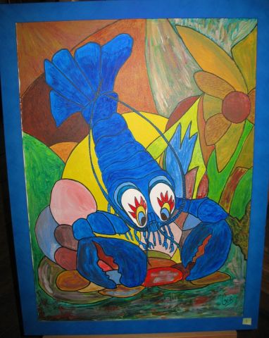 L'artiste CGOA - homard bleu