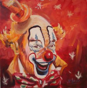 Peinture de JP  NADO: le clown 1