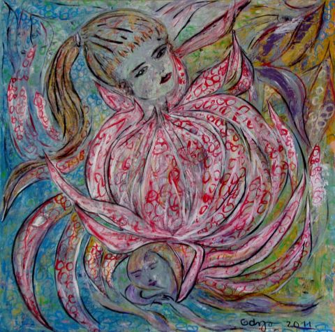 VICKY POSITION LOTUS - Peinture - OD' ILE VICKY POSITION LOTUS - Peinture - OD' ILE