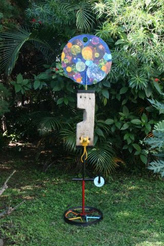 Antoine et le vélo cosmique. - Sculpture - ANTOINE MELLADO Antoine et le vélo cosmique. - Sculpture - ANTOINE MELLADO