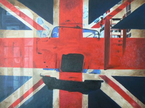 drapeau - Peinture - ANNE-MARIE HEINTZ drapeau - Peinture - ANNE-MARIE HEINTZ