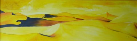 dunes - Peinture - josephine de felice