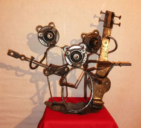les Billy's Band - Sculpture - dimitri chachkine les Billy's Band - Sculpture - dimitri chachkine