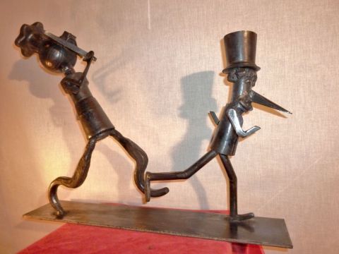 LA BONNE FARCE - Sculpture - dimitri chachkine LA BONNE FARCE - Sculpture - dimitri chachkine