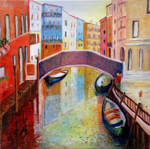 Venise 2 - Peinture - Paoli