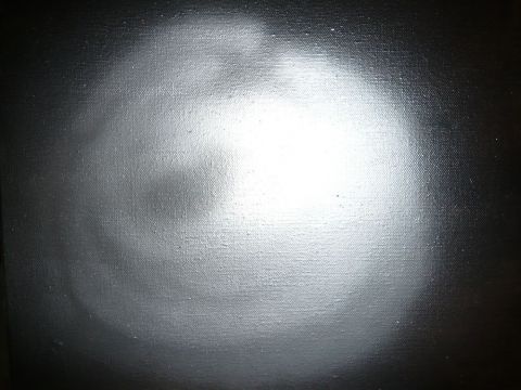 éclipse 2 - Peinture - sophie de Grangeneuve