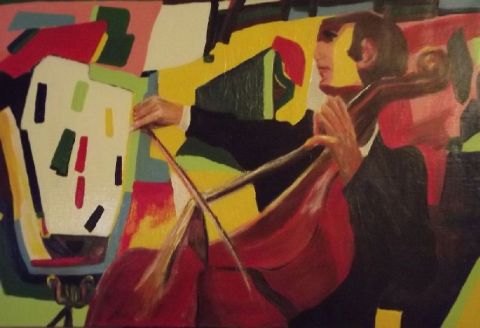 Violoncelliste - Peinture - NAMI Violoncelliste - Peinture - NAMI