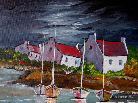 ORAGE - Peinture - J-PAUL TAILLANDIER ORAGE - Peinture - J-PAUL TAILLANDIER