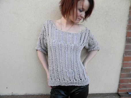 Top glossy brillant - Art textile - jetricote Top glossy brillant - Art textile - jetricote