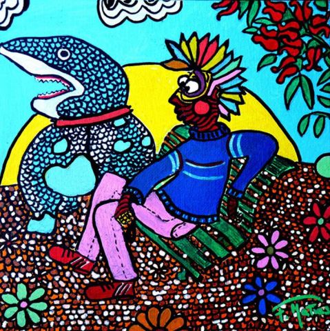 L'artiste fiorella-matias - le pittsquale et son maitre