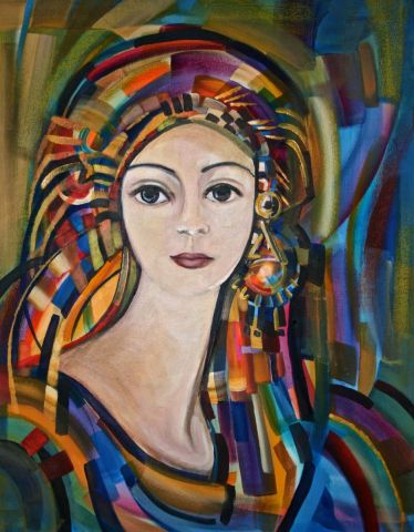 L'artiste Lafab - Femme au turban