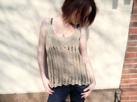 Top passion ajouré - Art textile - jetricote Top passion ajouré - Art textile - jetricote