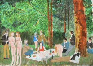 Peinture de Arsene Gully: Le déjeuner sur l'herbe
