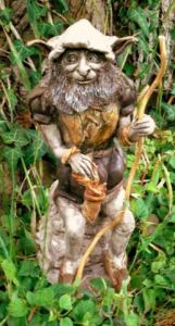 Sculpture de maiween: troll des bois 
