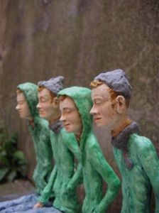 Sculpture de paul nemet: Les Copains
