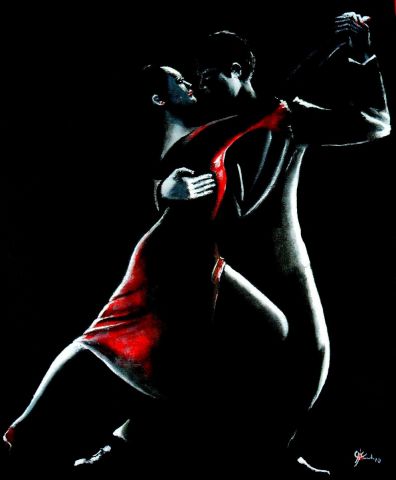 L'artiste Marc PARMENTIER - Rouge Tango