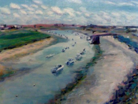 Le Yachting-club de Cabourg - Peinture - PHILIPPE ARLAUD Le Yachting-club de Cabourg - Peinture - PHILIPPE ARLAUD