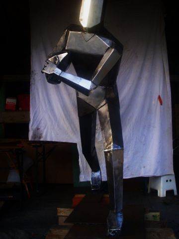 joueur  - Sculpture - michel lima