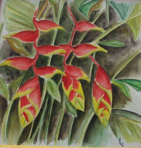L'artiste valerie CROCHARD - Heliconias