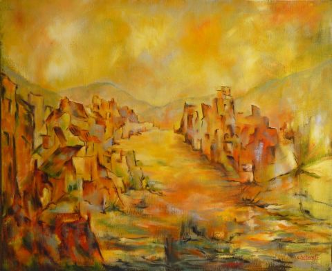 Peinture : chaleur - janine chetivet Peinture : chaleur - janine chetivet