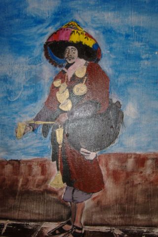 garrab de marrakech (porteur d'eau) - Peinture - mehdi belabyad