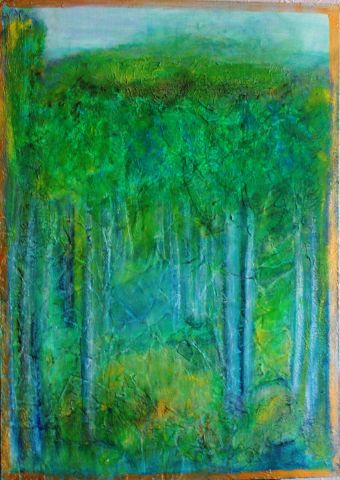 la forêt - Peinture - als
