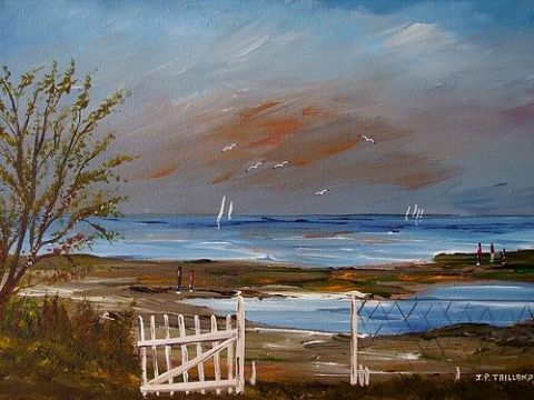 BORD DE MER - Peinture - J-PAUL TAILLANDIER BORD DE MER - Peinture - J-PAUL TAILLANDIER