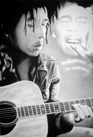 Bob Marley - Peinture - labeatitude