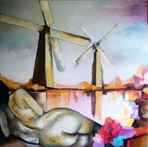 Voir le détail de cette oeuvre: les moulins de hollande