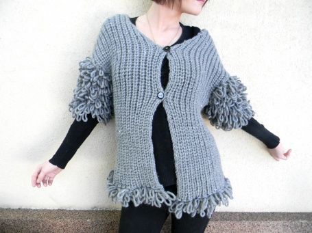 L'artiste jetricote - Gilet coup de froid fourrure L'artiste jetricote - Gilet coup de froid fourrure