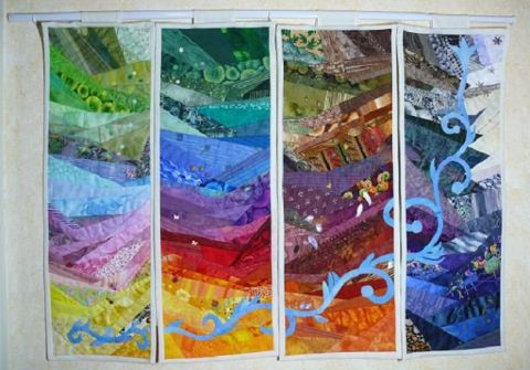 Les Saisons de la Vie - Art textile - Laure VERGNE Les Saisons de la Vie - Art textile - Laure VERGNE