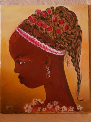 L'artiste Paule Coutelier - L'Africaine