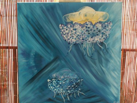 L'artiste Paule Coutelier - les méduses