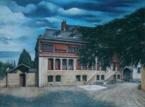 Voir cette oeuvre de Christian Michaut: La Maison de L'Abbesse Poissy