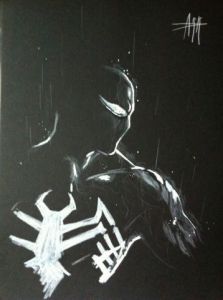 Voir cette oeuvre de Anthony Darr : Venom Spider symbiote