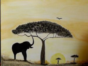 Voir cette oeuvre de Joelle AVELINE: L'Eléphant