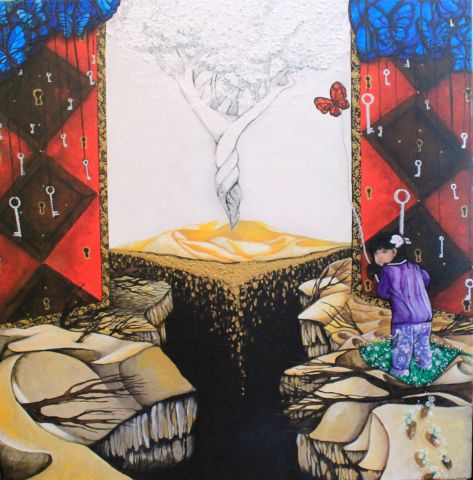 Le jardin du temoignage - Peinture - Francisco Lopez Le jardin du temoignage - Peinture - Francisco Lopez