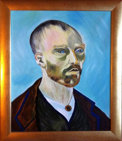 L'artiste Michele Monnet - Portrait de Van Gogh