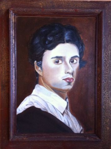 L'artiste Michele Monnet - Portrait d'Ingres